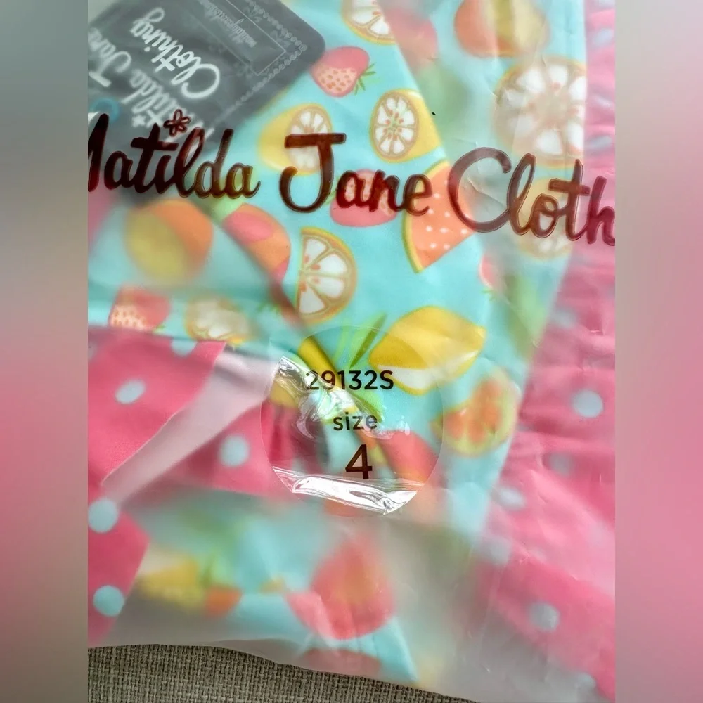 NWT Girls MATILDA JANE Lets go together Refresh Swimsuit size 4 NEW In Bag